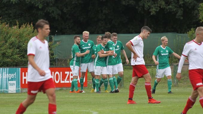 PSV Neumünster Jubel gegen Kropp