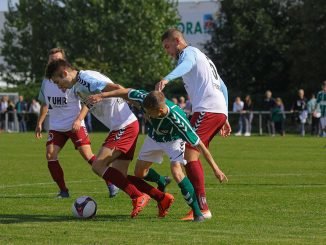 Schleemann (Weiche), Bock (VfB Lübeck II), Hammi (Weiche)