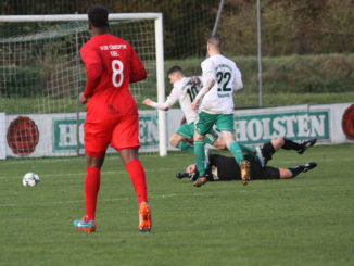 Özdemir (Torwart Türkspor) foult Kehl (PSV)