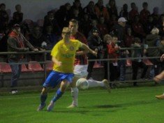 Gerrit Grage (hier in der Partie bei Concordia) war an drei von vier BU-Toren beteiligt. (Archivfoto: Lobeca/Knothe)