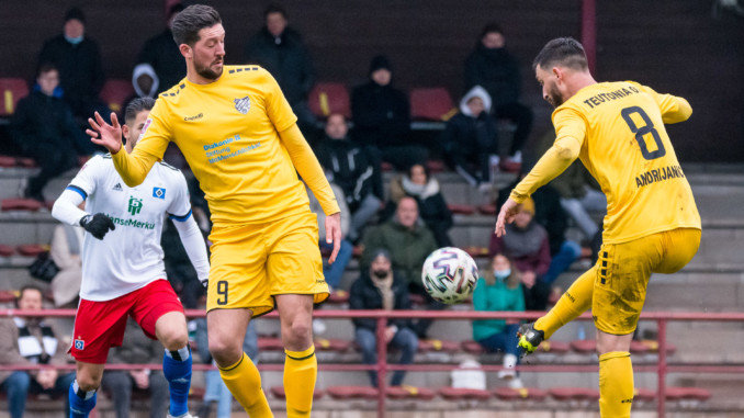 Sinisa Veselinovic (hier noch im Trikot von Teutonia 05) wechselt zu Concordia. (Foto: Lobeca/Seidel)