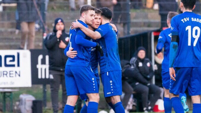 Acht Tore, sieben Torschützen: kollektiver Jubel war beim TSV Sasel am Dienstag angesagt. (Archivfoto: Lobeca/Seidel)