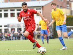 Der TSV Sasel, wie hier Lukas Kourkis, war immer einen Schritt schneller als der Gegner und steht verdient im FInale. (Lobeca/Rohlfs)