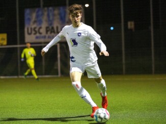Ungewöhnlich hoch war die Fehlerquote des USC Paloma, nicht nur bei Colin Blumauer. Trainer Marius Nitsch sieht die Situation aber noch gelassen. (Archivfoto: Lobeca/Rohlfs)
