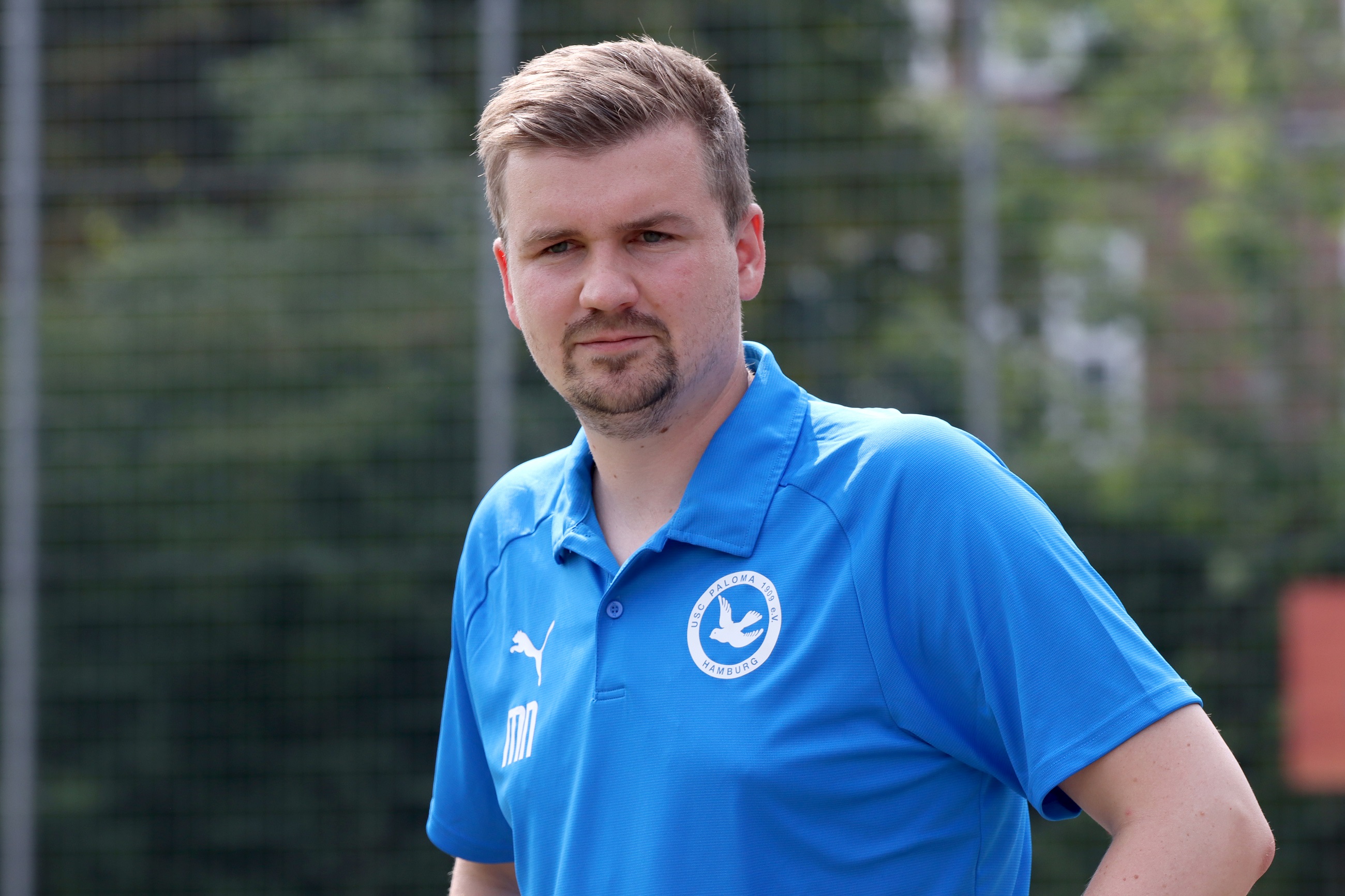 Marius Nitsch hat seinen Vertrag als Trainer beim USC Paloma bis 2026 verlängert. (Foto: USC/Hellwig/hfr)