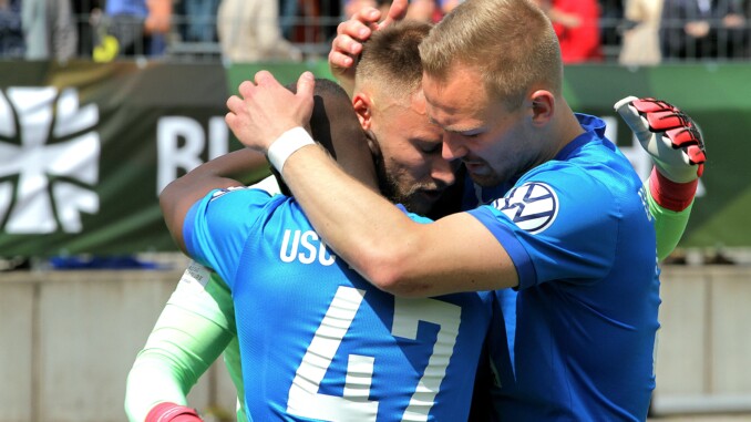 Trauer beim USC Paloma: trotz starker Leistung, reichte es nicht für den ganz großen Wurf. (Foto: Niklas Runne)