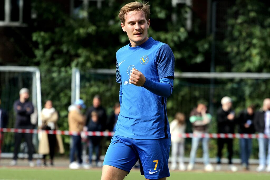 Auch dank Luca Palzer durfte der SC Victoria am Wendelweg jubeln. (Foto: Niklas Runne)