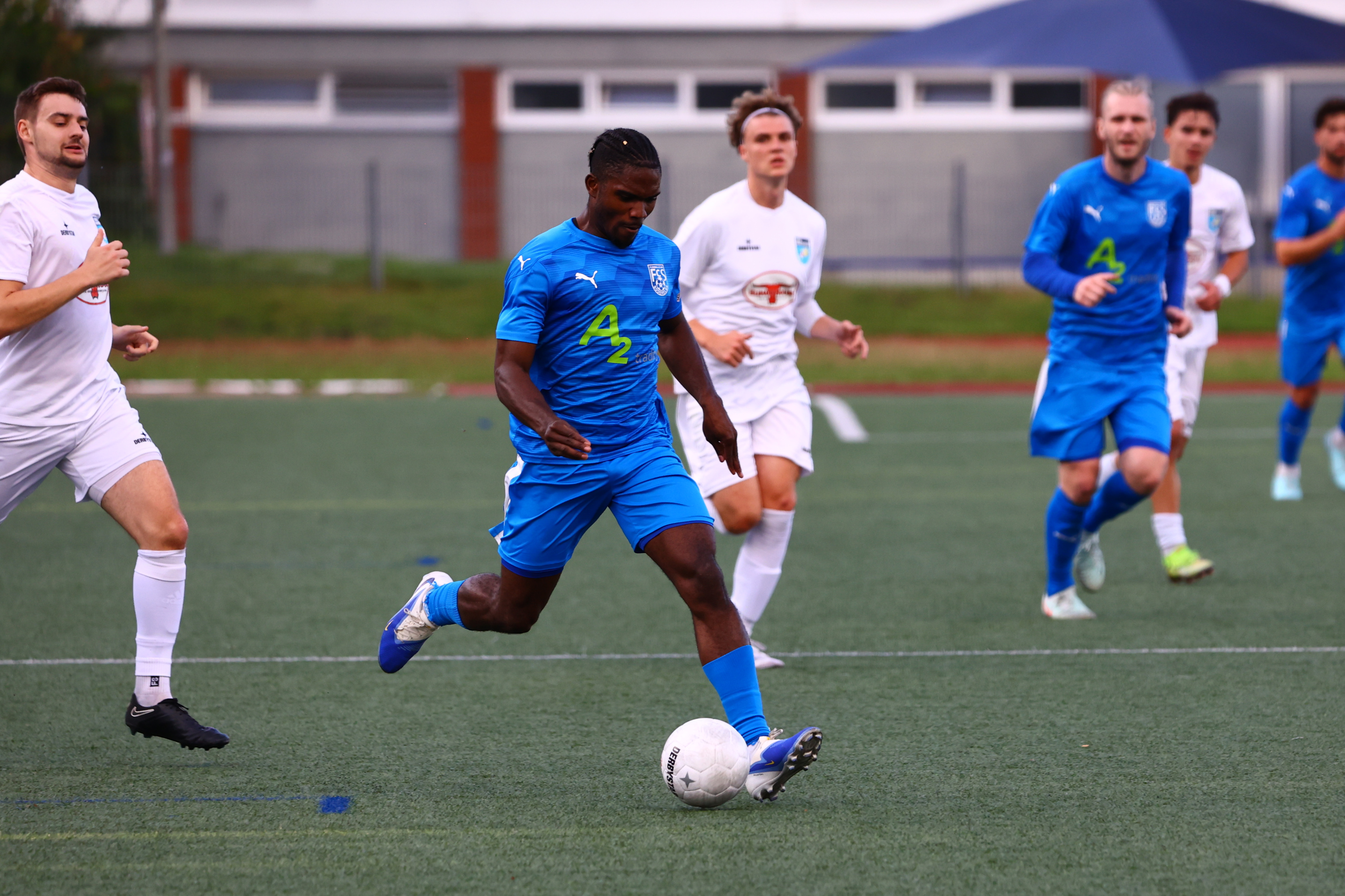 Akagne Gohoua brachte Süderelbe früh auf die Siegerstraße. (Archivfoto: Lobeca/Homburg)