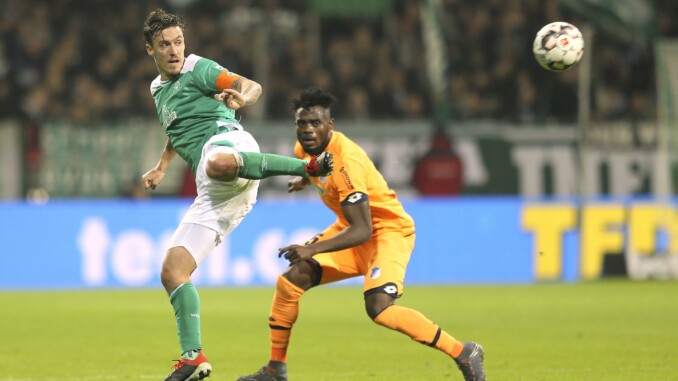 Max Kruse, hier im Trikot von Werder Bremen, verstärkt TuS Dassendorf. (Foto: Lobeca/Bergmann)