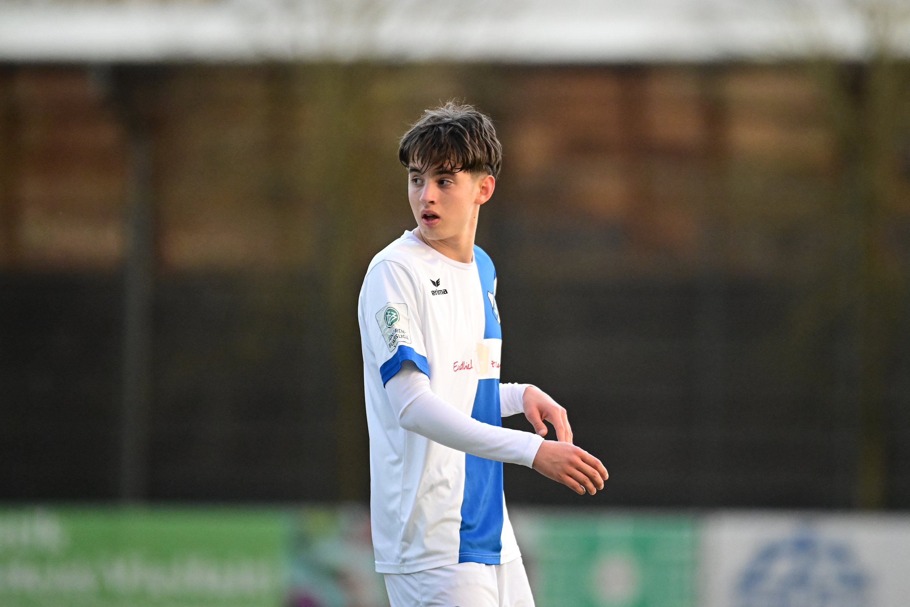 Eigengewächs Lennard Heiduck sichert dem Niendorfer TSV mit einem Doppelpack wichtige drei Punkte. (Archivfoto: Lobeca/Schlikis)