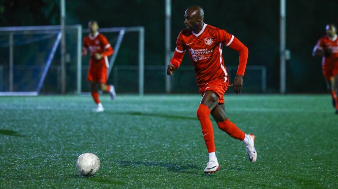 Evailton Fernandes sorgte mit seinem Abstauber für den Finaleinzug von Vorwärts-Wacker Billstedt. (Archivfoto: Lobeca/Homburg)